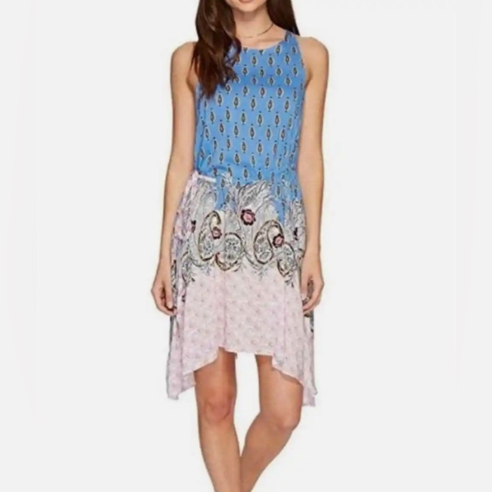 Free People Rendezvous Blue Cashmere Dress Size Medium